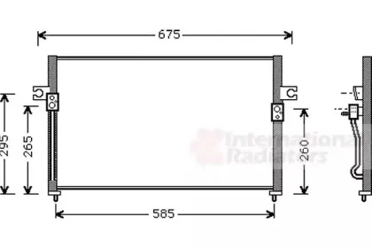 Конденсатор, кондиционер VAN WEZEL купить