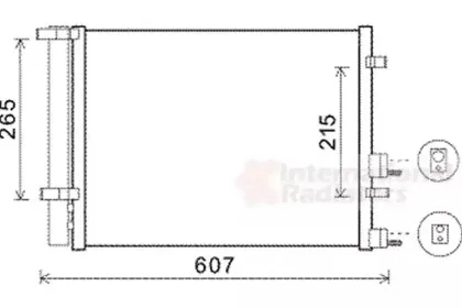 Конденсатор, кондиционер VAN WEZEL купить