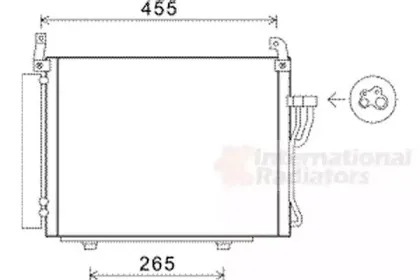 Конденсатор, кондиционер VAN WEZEL купить