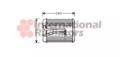 Теплообменник, отопление салона VAN WEZEL купить