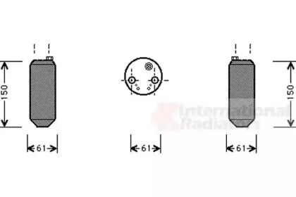 Осушитель, кондиционер VAN WEZEL купить