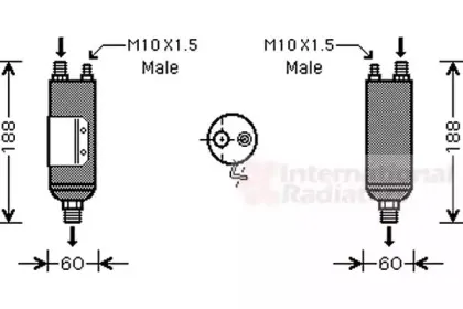 Осушитель, кондиционер VAN WEZEL купить