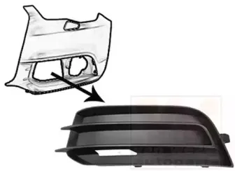 Решетка вентилятора, буфер VAN WEZEL купить