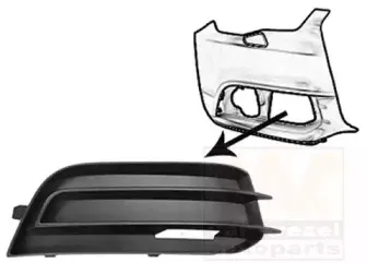 Решетка вентилятора, буфер VAN WEZEL купить