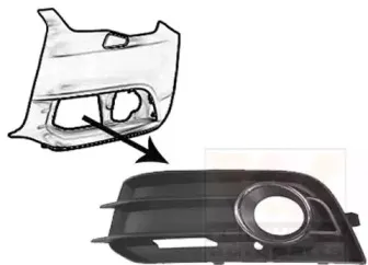 Решетка вентилятора, буфер VAN WEZEL купить