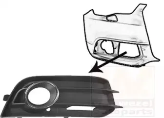 Решетка вентилятора, буфер VAN WEZEL купить