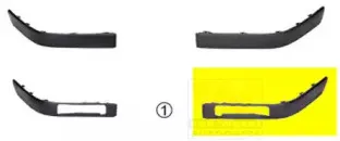 Облицовка, бампер VAN WEZEL купить