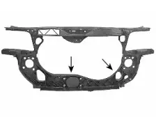 Облицовка передка VAN WEZEL купить