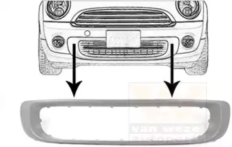 Решетка вентилятора, буфер VAN WEZEL купить