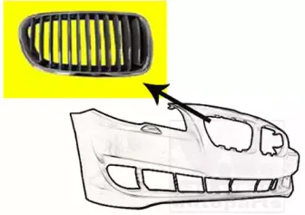 Решетка радиатора VAN WEZEL купить