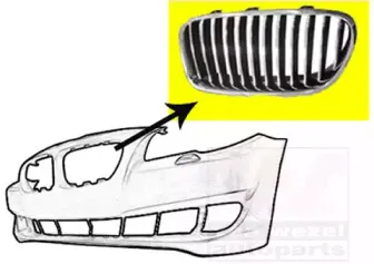 Решетка радиатора VAN WEZEL купить