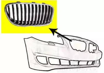 Решетка радиатора VAN WEZEL купить
