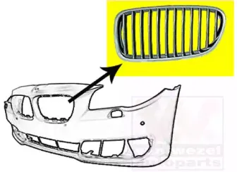 Решетка радиатора VAN WEZEL купить