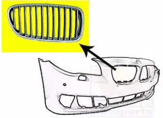 Решетка радиатора VAN WEZEL купить
