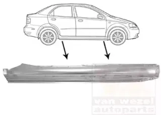 Накладка порога VAN WEZEL купить