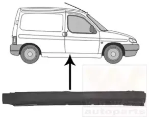 Накладка порога VAN WEZEL купить