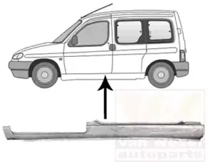 Накладка порога VAN WEZEL купить