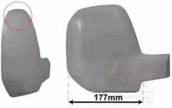 Покрытие, внешнее зеркало VAN WEZEL купить
