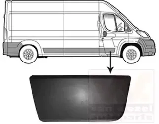 Облицовка / защитная накладка, дверь VAN WEZEL купить