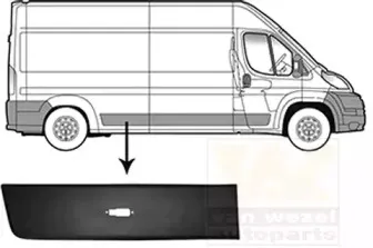 Облицовка / защитная накладка, боковина VAN WEZEL купить