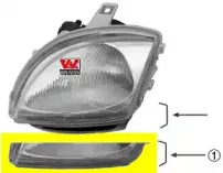Основная фара VAN WEZEL купить