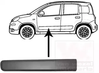 Облицовка / защитная накладка, дверь VAN WEZEL купить