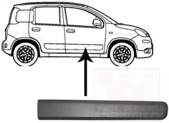 Облицовка / защитная накладка, дверь VAN WEZEL купить