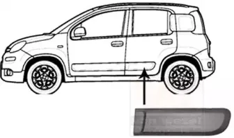 Облицовка / защитная накладка, дверь VAN WEZEL купить