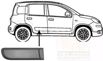 Облицовка / защитная накладка, дверь VAN WEZEL купить