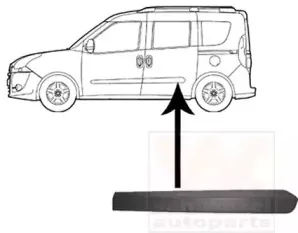 Облицовка / защитная накладка, дверь VAN WEZEL купить