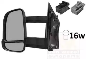 Наружное зеркало VAN WEZEL купить