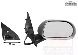 Наружное зеркало VAN WEZEL купить