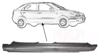 Накладка порога VAN WEZEL купить