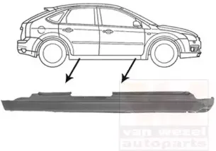 Накладка порога VAN WEZEL купить