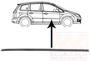 Облицовка / защитная накладка, дверь VAN WEZEL купить