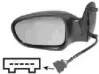 Наружное зеркало VAN WEZEL купить