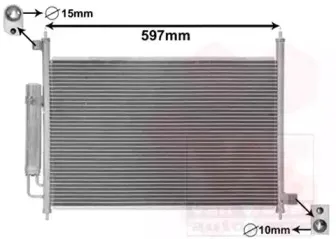 Конденсатор, кондиционер VAN WEZEL купить
