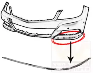 Облицовка / защитная накладка, буфер VAN WEZEL купить