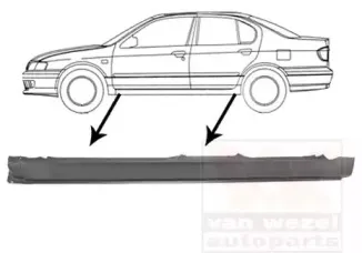 Накладка порога VAN WEZEL купить