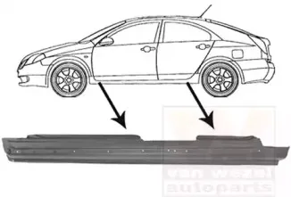 Накладка порога VAN WEZEL купить