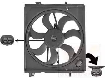 Вентилятор, охлаждение двигателя VAN WEZEL купить