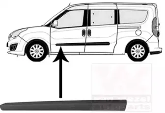 Облицовка / защитная накладка, дверь VAN WEZEL купить
