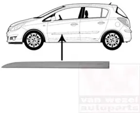 Облицовка / защитная накладка, дверь VAN WEZEL купить