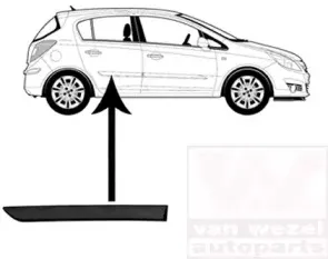 Облицовка / защитная накладка, боковина VAN WEZEL купить