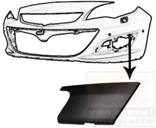 Облицовка, бампер VAN WEZEL купить