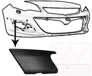 Облицовка, бампер VAN WEZEL купить