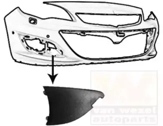 Облицовка, бампер VAN WEZEL купить