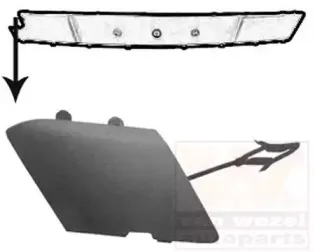 Заслонка, буксирный крюк VAN WEZEL купить