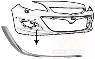 Облицовка, бампер VAN WEZEL купить