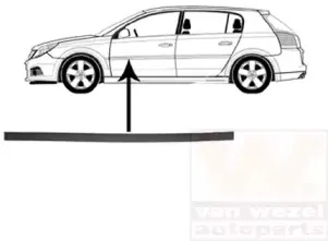 Облицовка / защитная накладка, дверь VAN WEZEL купить